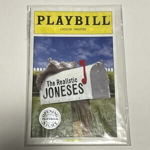 The Realistic Jones Opening Night Playbill Broadway Marisa Tomei Michael C Hall